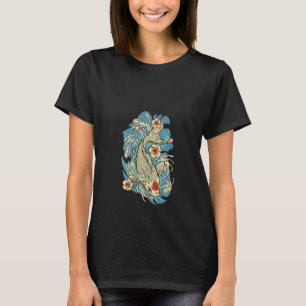 Koi-Teich-Fische Damen Japanische Kunst Nishikigoi T-Shirt