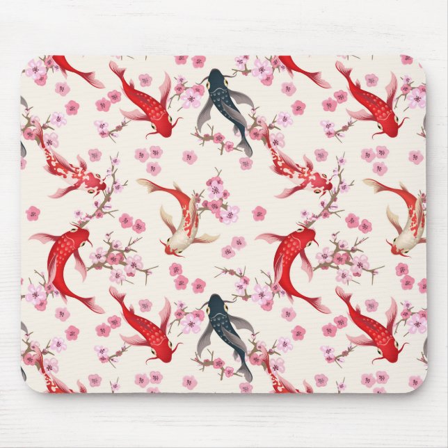 Koi-Teich Mousepad (Vorne)