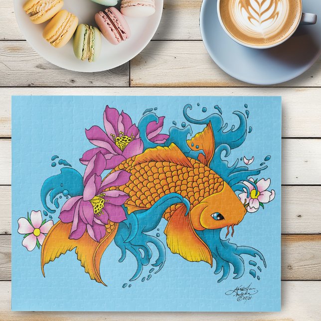 Koi und Blume (Von Creator hochgeladen)