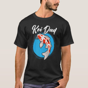 Koi Vater Japanischer Koi Carp Nishikigoi Fish Fis T-Shirt