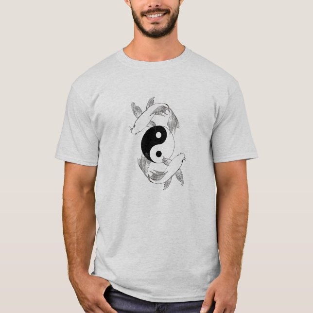 Koi Ying Yang T-Shirt (Vorderseite)