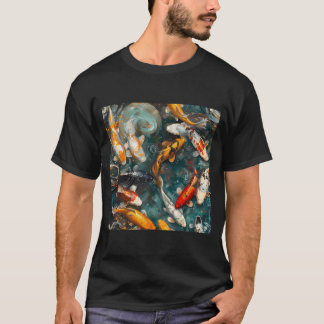 Koi zeichnend Fisch T-Shirt