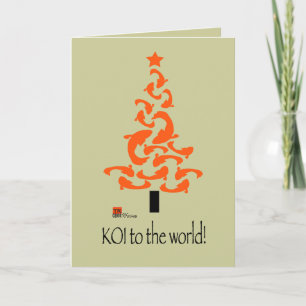 KOI zur Weltweihnachtsgrafischen Karte 2