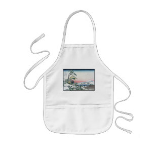 Koishikawa Tea House Sicht auf den Fuji von Hokusa Kinderschürze