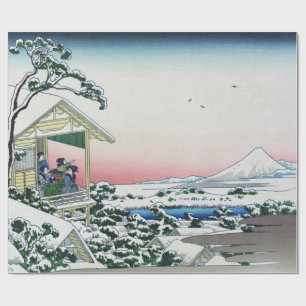 Koishikawa Teehaus Blick auf den Berg Fuji von Hok Geschenkpapier