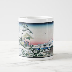 Koishikawa Teehaus Blick auf Mt. Fuji von Hokusai  Jumbo-Tasse