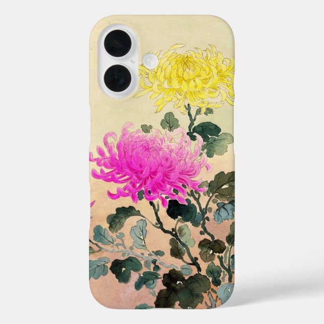 Koitsu Tsuchiya Chrysanthemum japanische Blume Kun iPhone 16 Hülle (Rückseite)