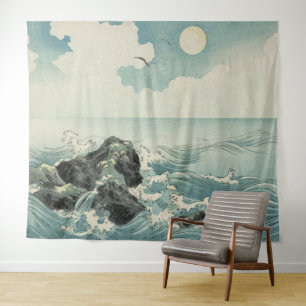Kojima Grande vague Tapisserie japonaise