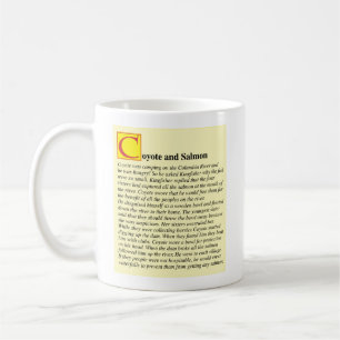 Kojote gibt Lachse frei Kaffeetasse