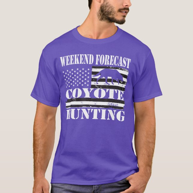 Kojoten jagender Junge T-Shirt (Vorderseite)
