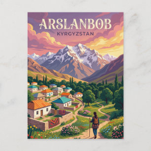 Kök-Tash Kirgisistan Postkarte