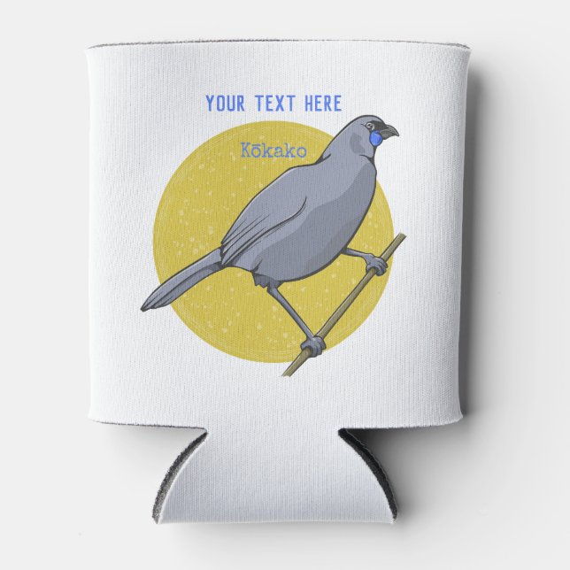Kokako Nz Bird Dosenkühler (Vorderseite)