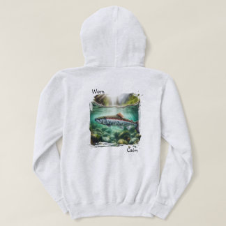 Kokanee im Bergbach - Ruhe Hoodie