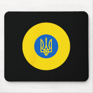 Kokarde der ukrainischen Luftwaffe ukrainische Uaf Mousepad