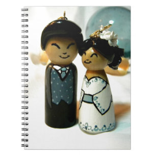 Kokeshi, das II Wedding ist Notizblock