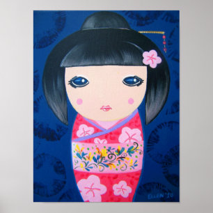 Kokeshi Doll - Harumi Poster