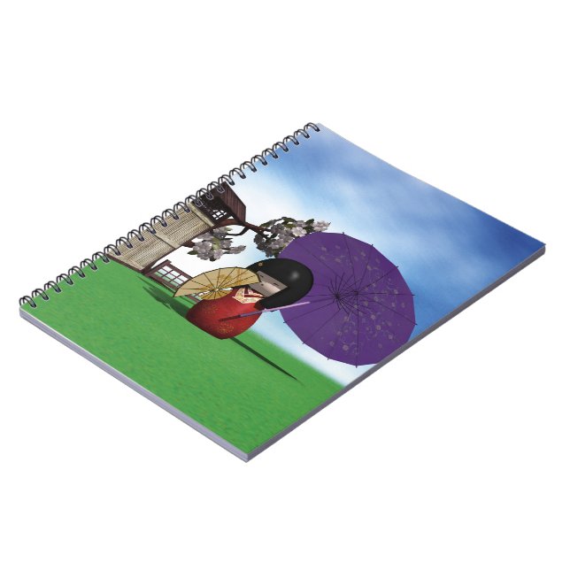 Kokeshi Doll Notizblock (Linke Seite)