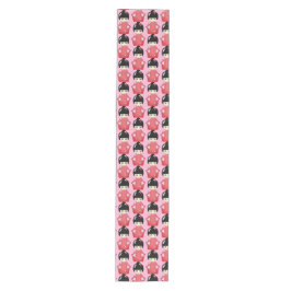 kokeshi doll pattern  mittelgroßer tischläufer