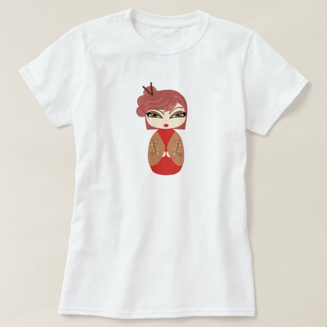 Kokeshi Doll Women's T - Shirt (Design vorne)