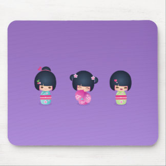 kokeshi drei Mousepad