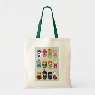 Kokeshi Monate der Jahr-Tasche Tragetasche