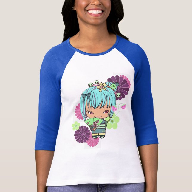 Kokeshi Puppe Miao Shirt (Vorderseite)