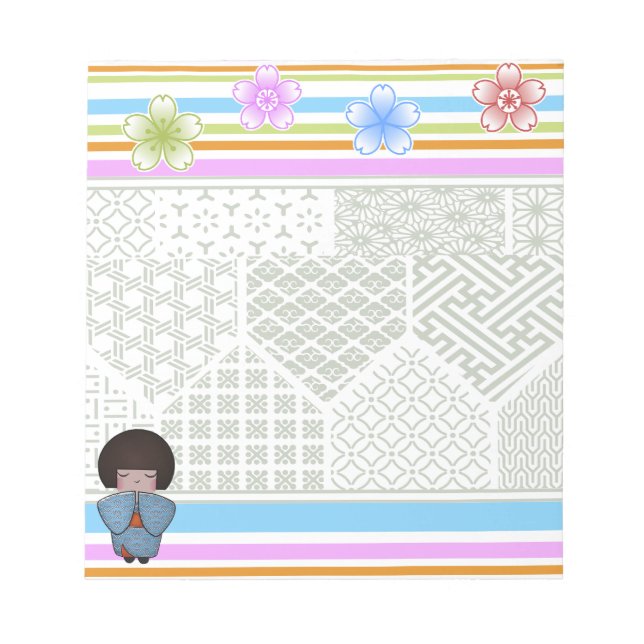 Kokeshi seigai notizblock (Vorderseite)