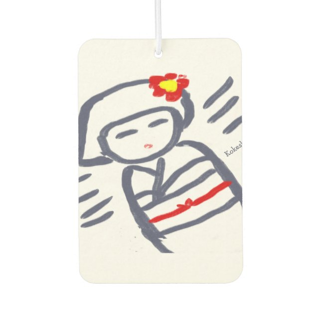 Kokeshi Umeko NFT コケシウメコ オリジナル 芳香剤 Autolufterfrischer (Vorderseite)