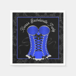 Kokett Blue Corset Serviette