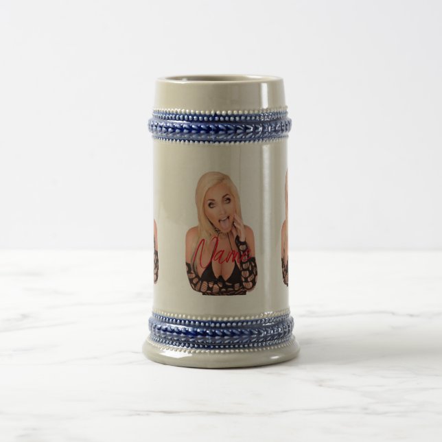 Kokette blonde Thunder_Cove Bierglas (Mittel)