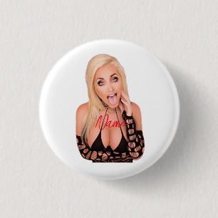 Kokette blonde Thunder_Cove Button