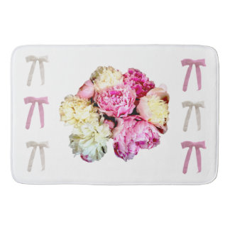 Kokette Blumen und Schleifen Badematte