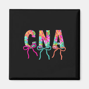 Kokette Bogen Cna Krankenschwester Sommer Tropisch Magnet
