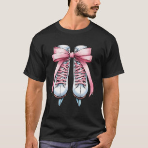 Kokette Bogen Eislaufen Mutter Eisläuferin Muttert T-Shirt