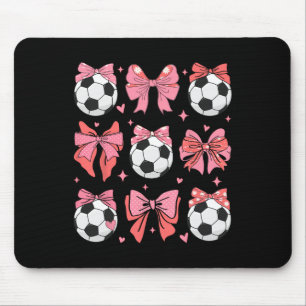 Kokette Bogen Fußball-Mama Familien-Sportler-Mutte Mousepad