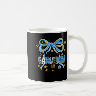 Kokette Chanukka-Schleife Jüdische Schleife Menora Kaffeetasse