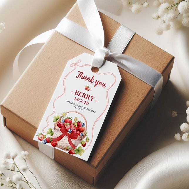 Kokette Danke Berry Sehr Geschenkanhänger (Von Creator hochgeladen)