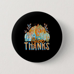 Kokette Dankeschön christliches Erntedankfest Flor Button