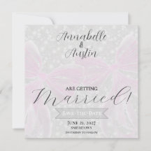 Kokette durchsichtige rosa Schleifen Flach Save Th