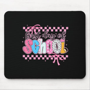 Kokette Einschulung Vorschulklasse Zurück zur Schu Mousepad
