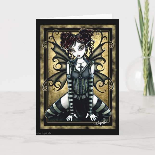 kokette Fairy-Grußkarte "Andy" Karte (Vorderseite)