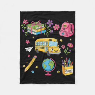 Kokette Florale Einschulung Kindergarten Fleecedecke