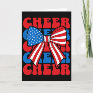 Kokette Jubelbogen Sport Cheerleader USA Amerikani Karte