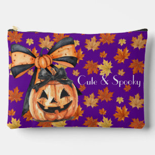 Kokette Kürbis Herbst-/Halloween Süße  Zubehörtasche