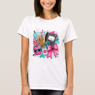 Kokette Lehrer-Illustration T-Shirt