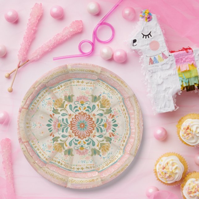 Kokette Mexican Talavera Pappteller (Party)