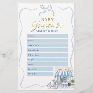 Kokette Pariser Café Baby Vorhersage Spiele