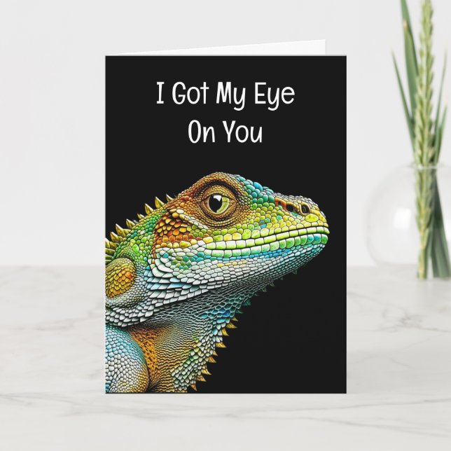 Kokette Romantik, ich Got mein Auge auf euch Karte (Vorderseite)