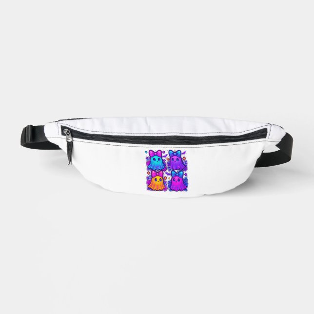 Kokette Schillernde Halloween Bauchtasche (Vorderseite)