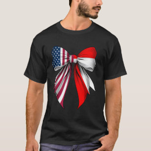 Kokette Schleife Indonesien Wurzeln Indonesischer  T-Shirt